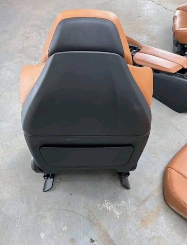OEM BMW F90 M5 Door Panels Seats Front Rear Armrest Merino Brown Interior SET - Image 18