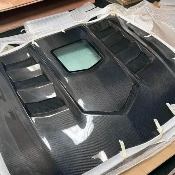 Carbon Fiber 18-23 Mustang Hood (Double sided CF) - Image 2