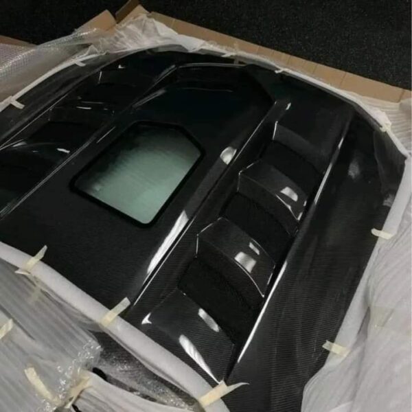 Carbon Fiber 18-23 Mustang Hood (Double sided CF) - Image 3