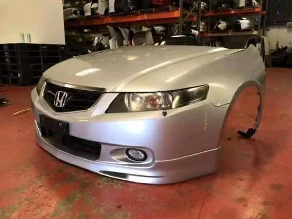 JDM Honda Accord Euro R CL7 / Acura TSX CL9 04-05 Front Conversion Clip Also Fits TSX 06-08 Includes: Front Bumper Front Euro R Lip Grill Headlights Fog Lights Radiator Support Radiator Radiator fans Left & Right Fenders Hood Will ship if need be. - Image 2