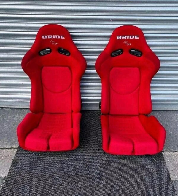 Brand new highly reclinable Bride Supra bucket seats