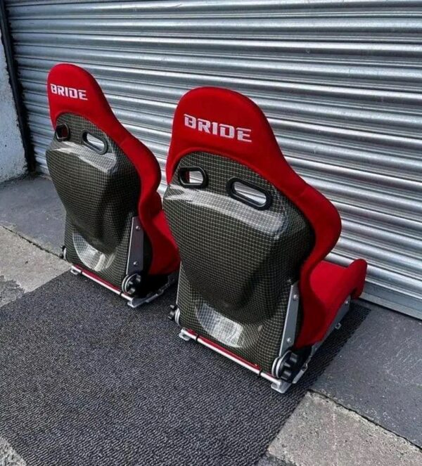 Brand new highly reclinable Bride Supra bucket seats - Image 2